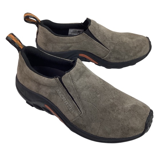NWOT Merrell Jungle Moc Suede Leather Slip On Shoes Gray